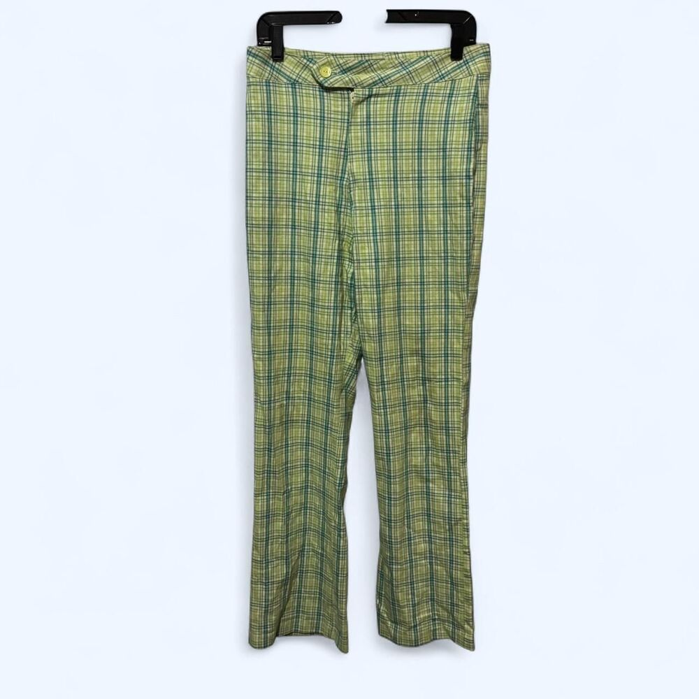 Vintage Women's Green Trousers Size 31"